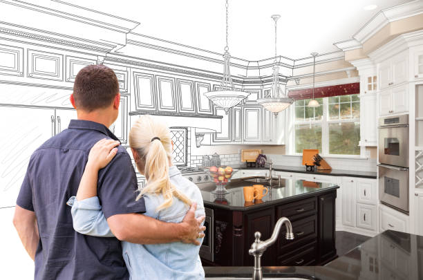 Professional Cabinet Refacing technician working in Newport, OH